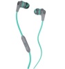 2017 New SkullCandy Unisex Ink'd 2.0 Gray Mint In-Ear Wired Dynamic Earphone Earbuds With Mic Remote