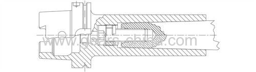 Morse taper drills chuck arbor/adapter with draw