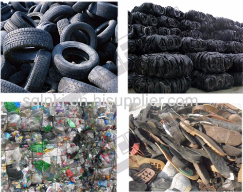 waste rubber/used tyre/plastic scrap recycling machine to fuel oil