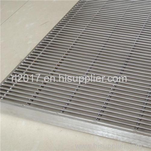 Wedge wire flat panel