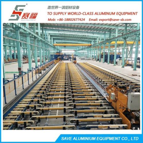 Aluminium Extrusion Profile Belt System Cooling Table