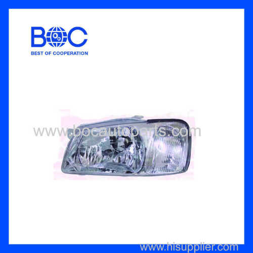 Head Lamp Without Parking Lamp R 92102-25000 L 92101-25000 For Hyundai Accent '00-'01