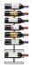 Decrative 6 Bottle Wall Mounted Metal Wire Wine Rack