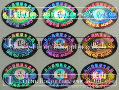 Hot! Comprehensive Security Hologram Label packaging and printing