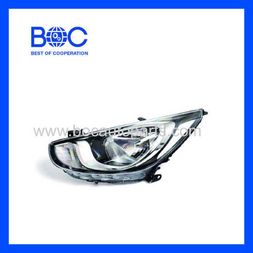 Head Lamp R 92102-1R020 L 92101-1R020 Middle East Type For Hyundai Accent '2011