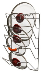 4 Layers Kitchen Cabinet Pantry Durable Wire Pan Organizer Rack