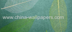 natural leaves wallpaper/tree leves wallpaper/leaves wallpaper 3d vinyl wallpaper