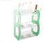 Iron Frame Dish Drying Rack with Swivel Spout Draining System