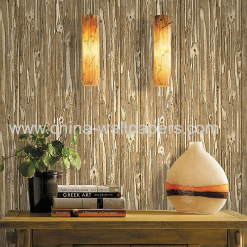 natural material wallpaper/jute wallpaper/bark wallpaper