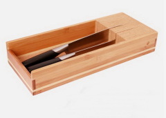 Bamboo Knife Storage Rack For Drawer