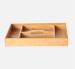 Bamboo Utensil organizer Flatware Drawer Dividers