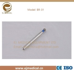 Dental high speed diamond burs silver color