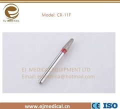 Dental high speed diamond burs silver color