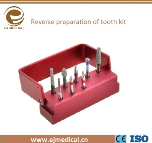 dental reverse preparation of tooth diamond burs kit