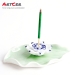 ODM & OEM Handmade Customized Ceramic Lotus Leaf Incense Holder for Hotel Furniture