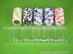 Acrylic Poker Chip Box Casino Chip Rake 40/43/45mm