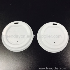 CPLA compostable coffee cup lids