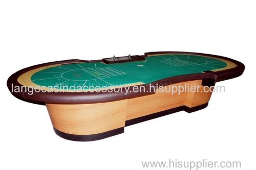 14/15/16 Players casino Standard Casino Baccarat Table Poker Table