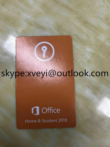 Hot Selling Microsoft License Keys For Office 2016 Home and Business Retail FPP Keys Brand new key Online activaiton