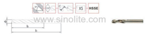 HSS stub drill bit