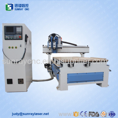 double heads wood door marking cnc router with Water Cooling Spindle