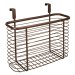 Over the Cabinet Kitchen Storage Organizer Basket For Aluminum Foil Sandwich Bags Cleaning Supplies