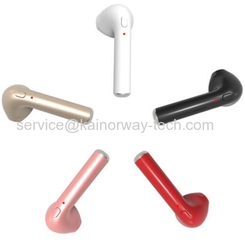 HBQ i7 TWS Twins True Wireless Earbud Bluetooth V4.2 DER Stereo Headset Sports Headphones for iPhone Samsung Smartphone