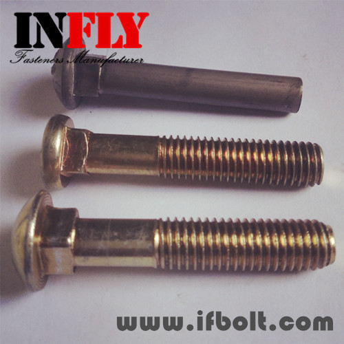 Small Head Carriage Bolt GB12 Small round head square neck bolt-Infly Fasteners Manufacturers