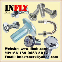 Small Head Carriage Bolt GB12 Small round head square neck bolt-Infly Fasteners Manufacturers