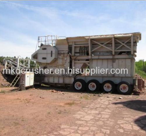 Mobile metso C125 jaw crusher