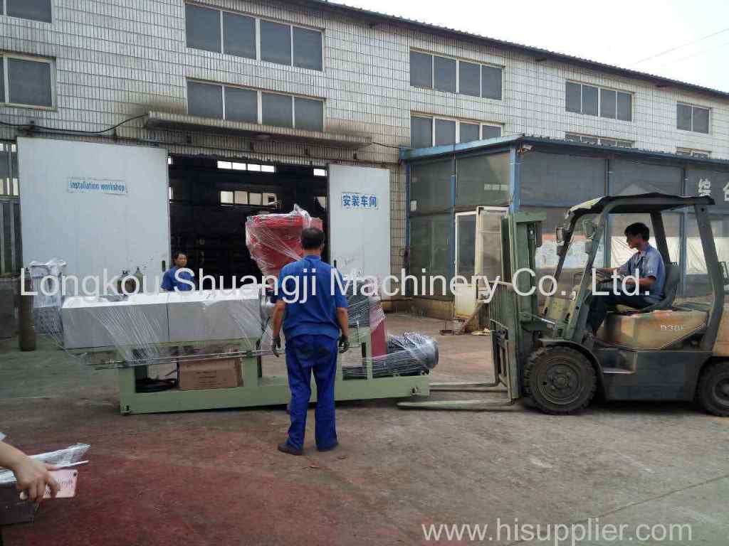 Sent to Africa for recycling granulation equipment