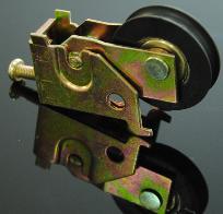 AAMA standard Fine quality iron sliding door roller with nylon wheel bearing/ER-R-023