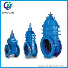 BS 5163 Cast Iron PN10 PN16 DN100 Non Rising Stem NRS Gate Valve For Water