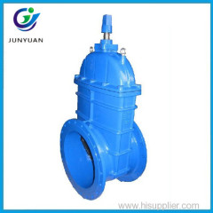 BS 5163 Cast Iron PN10 PN16 DN100 Non Rising Stem NRS Gate Valve For Water