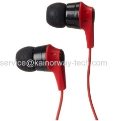 Skullcandy Ink'd Bluetooth Wireless In-Ear Headphone Earbuds With In-line Controls And Microphone Red Black