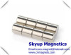 Cylinder Magnets used in electronic products with Nickel plating
