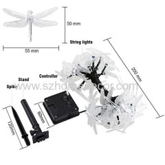 Top selling 30 led Dragonfly string lights party christmas holiday lighting