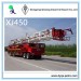 Trailer-mounted oil drilling rig