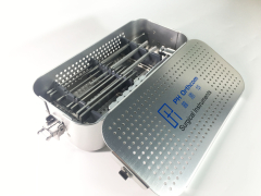 Trochlea Rectangular Sulcoplasty Iustruments Set in Graphic Container for Small Animals Veterinary Orthopedic Surgery