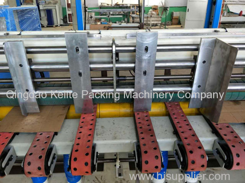 1227 Full Automatic Down Folding Corrugated Cardboard Folder Gluer Kelite Packing Machinery