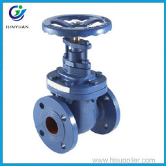 rubber lined din 3204 worm gear cast iron 50mm gate valve