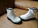 PU round toe children ankle boots