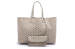 2017 New Design Fashion PU Leather Tote Shopping Bag for Women