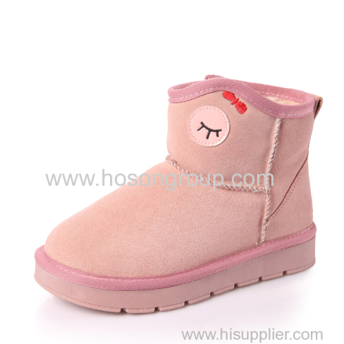 Kids chip on winter snow ankle boots