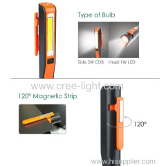 promotional gift magnetic poket clip cob led pen work light