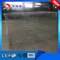 80 x100mm 2*1*1m hot dipped galvanized gabions box gabion baskets wire mesh stone cages