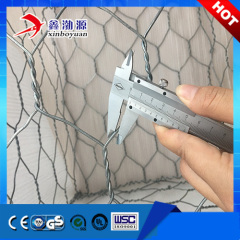 80 x100mm 2*1*1m hot dipped galvanized gabions box gabion baskets wire mesh stone cages