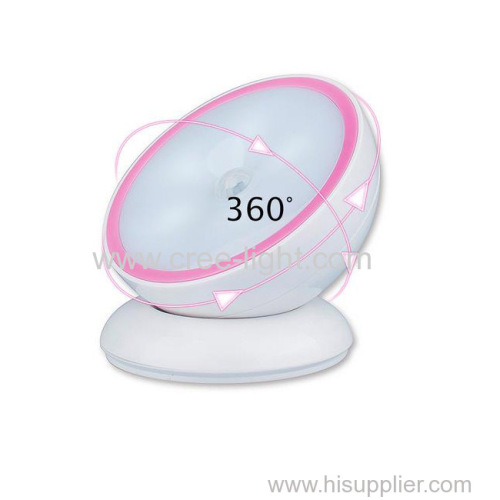 360 Degrees Rotation Motion Sensor Led Light