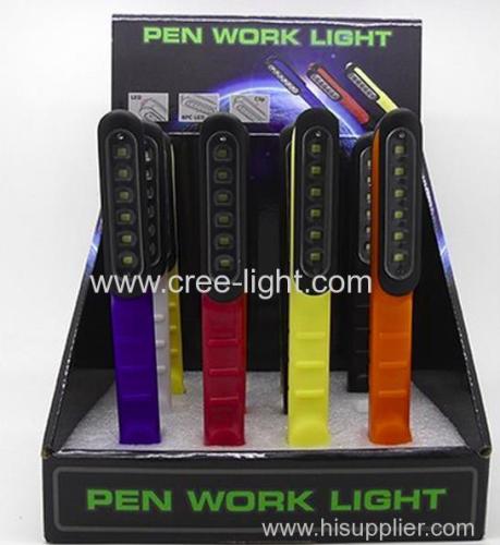 Pen Led Light With Magnet On Clip