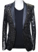 Black Sequins Party Jacket